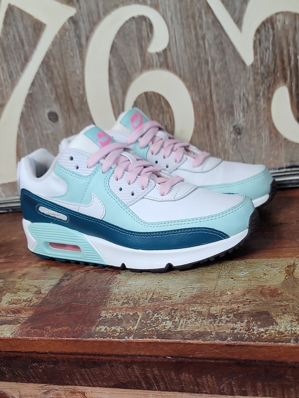 🔥 Nike Air Max 90 LTR 'White Jade Ice' Wmns 6.5 (Very Good Condition)